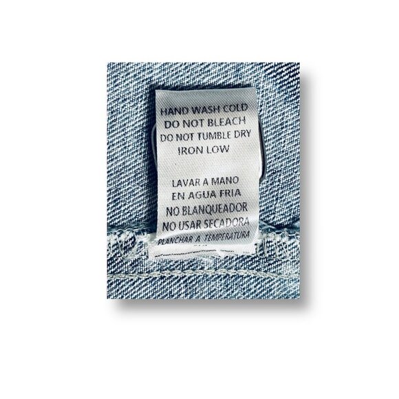 Anthropologie After Market S Ruffle Distressed Asymetrical Denim Mini Skirt Boho - Picture 6 of 8